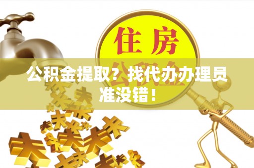 细河公积金提取？找代办办理员准没错！